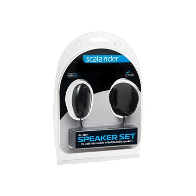 Cardo SPAU0002 set altoparlanti 40 mm Scala Rider nella confezione blister