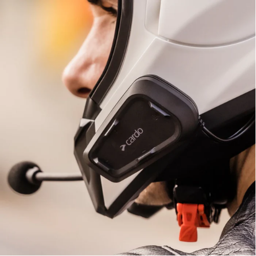 Interfono Bluetooth Cardo Spirit Duo SPRT0101, vista di dettaglio del corpo nero