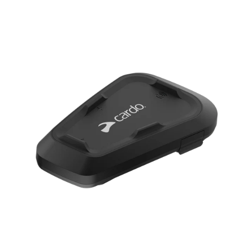 Interfono Bluetooth Cardo Spirit per casco moto, vista di dettaglio dei comandi