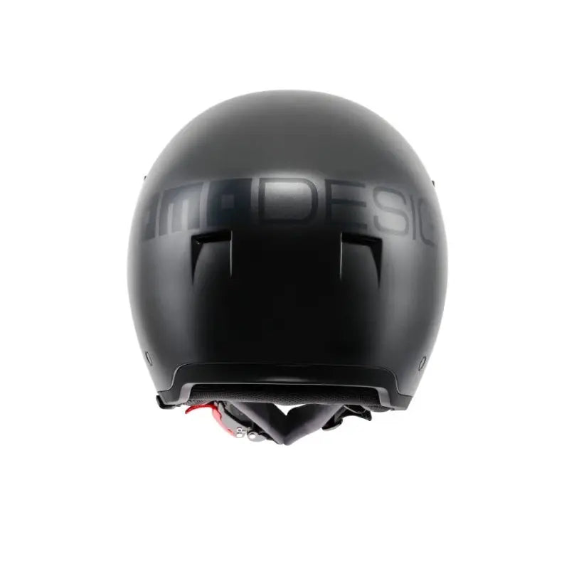 Vista posteriore del Momo Design AERO titanio opaco con la scritta MOMODESIGN