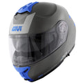 Givi X.20 Expedition EVO Argento/Blu Opaco - casco modulare vista frontale