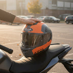 Airoh Airoh ST.501 Dock Casco Integrale Arancio Opaco – HPC Pinlock Visiera Solare ECE 22.05 Arancio Caschi integrali - Moon Bike - Vista 1