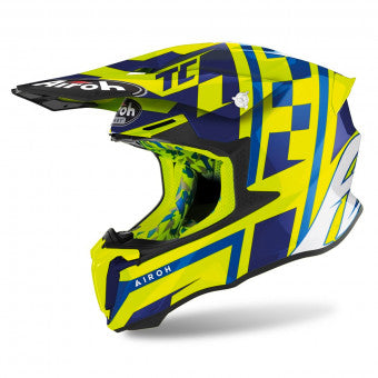 Airoh Twist 2.0 TC21 Cairoli Casco Cross Giallo HRT – Motocross Enduro ECE 22.05 - Moon Bike - Vista 1
