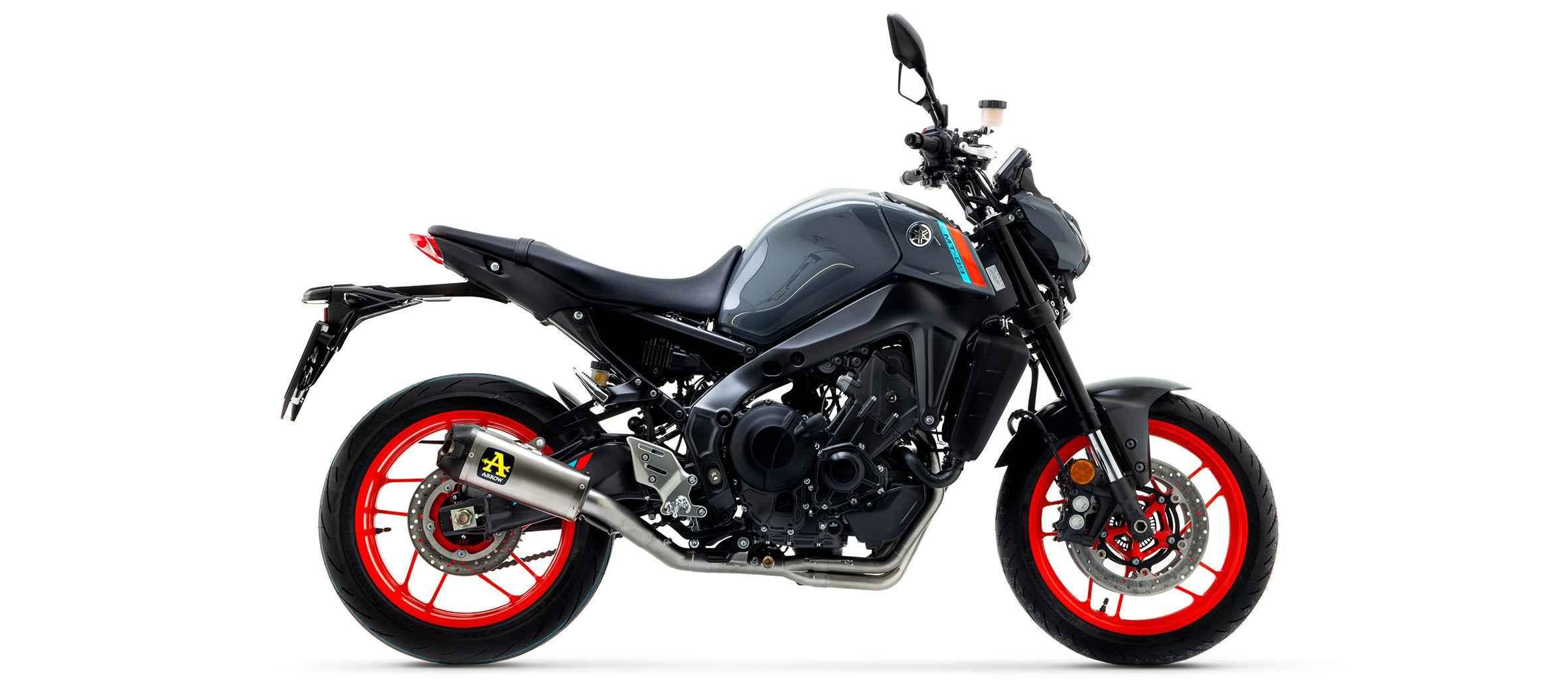 Kit collettori catalitico omologato versione bassa per Yamaha MT-09 2021/2023 - Arrow (71759KZ)