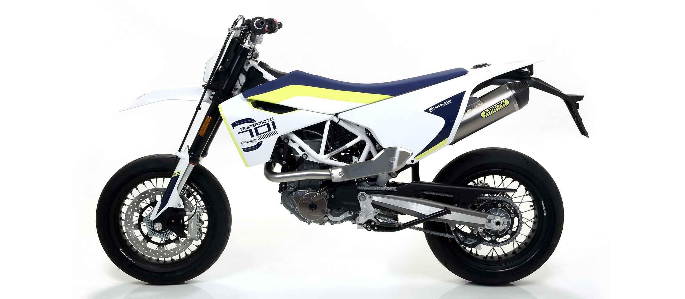Raccordo centrale racing per Husqvarna 701 Enduro/Supermoto 2017/2020 - Arrow (72143PD)
