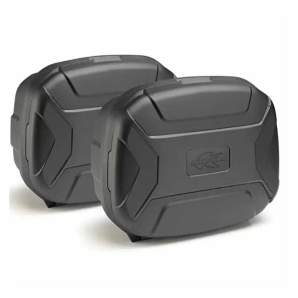 Coppia Valigie Laterali Kappa K-Vector KVC35NPACK2 Monokey 35 Litri Nere – Chiave Uguale Nero - Moon Bike - Vista 1