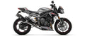 Kit completo catalitico omologato con terminale Veloce in alluminio Dark per Triumph STREET TRIPLE 765 2020/2022 - Arrow (71502VAN)