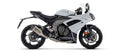 Kit completo omologato con terminale Veloce in titanio per Triumph DAYTONA 660 2024/2026 - Arrow (71507VL)