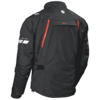 Giacca Dane Elling Gore-Tex nero/rosso EN 17092 AA con protezioni CE livello 2