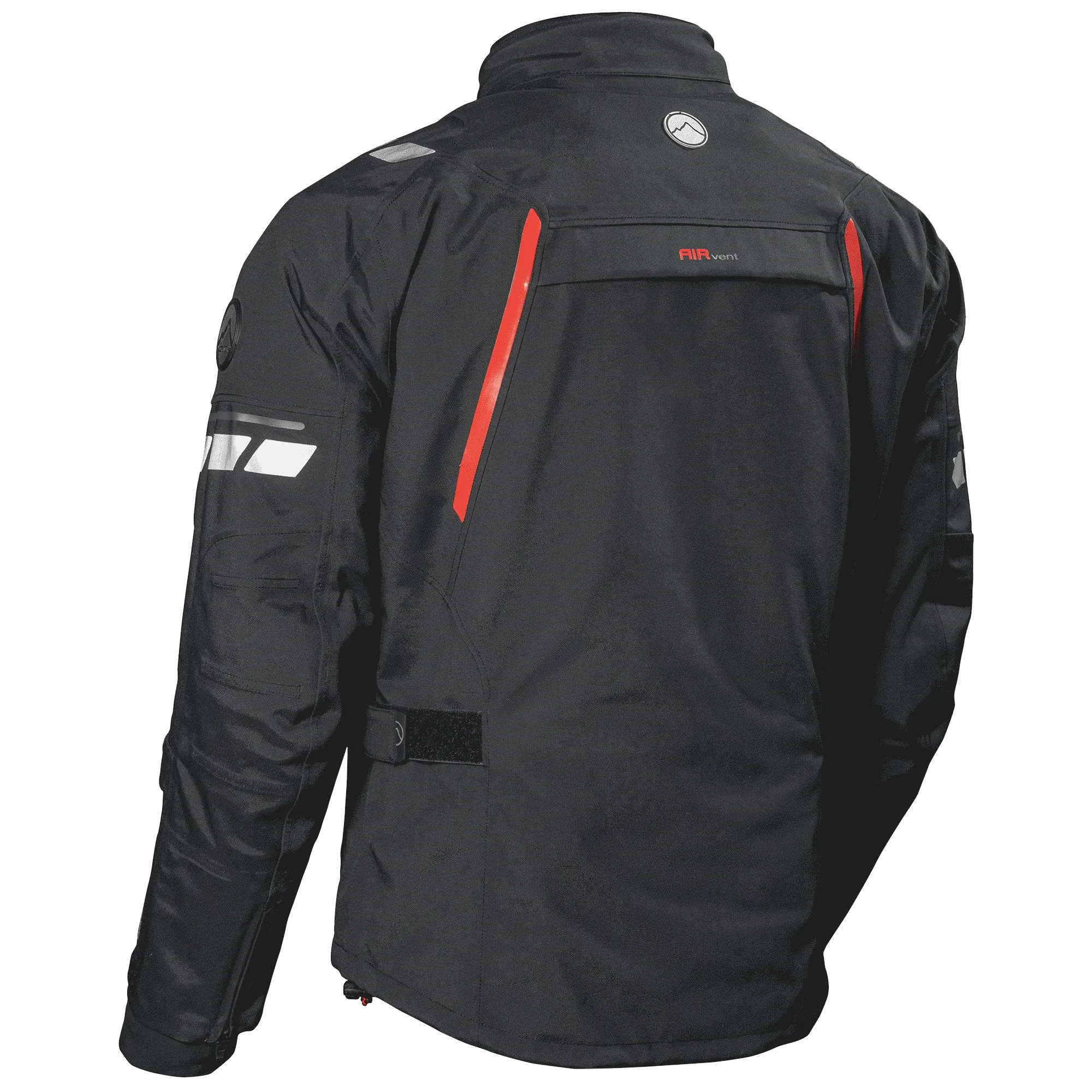 Giacca Dane Elling Gore-Tex nero/rosso EN 17092 AA con protezioni CE livello 2