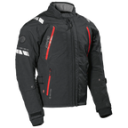 Giacca moto Dane Elling Gore-Tex 102.475.06 nero e rosso, foto ufficiale del capo