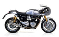 Terminali Pro-Racing nichrom (Dx+Sx) con fondello carby per Triumph THRUXTON 1200 / 1200 R 2016/2020 - Arrow (71851RKI)