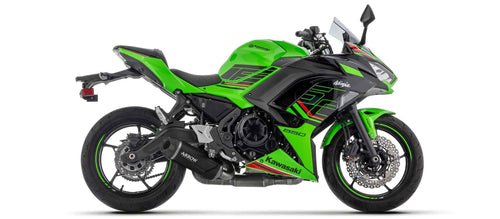 Arrow 71065AKN Kit Completo Racing Indy Race EVO Alluminio Dark – Kawasaki Ninja 650 / Z 650 - Moon Bike - Vista 1