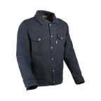 Difi Ashton 102.275.555 giacca moto trucker in denim blu scuro, vista frontale