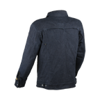 Giacca moto in denim Difi Ashton blu scura con protezioni CE, veduta posteriore