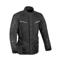 Difi Cage Aerotex 102.196.00 giacca moto impermeabile nera, vista frontale