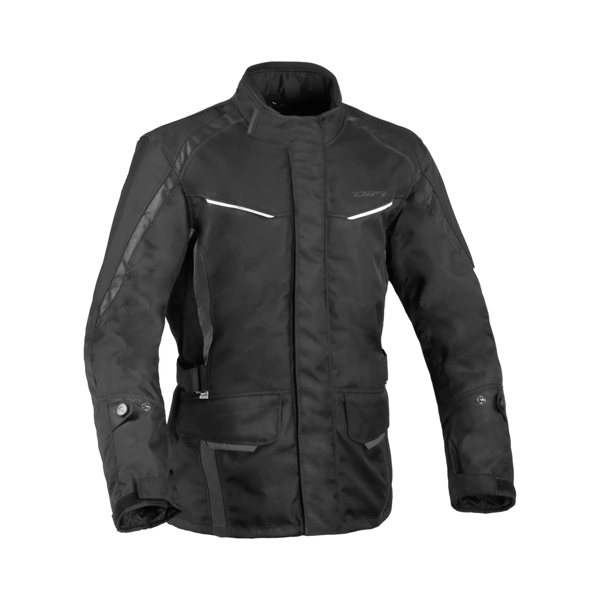 Difi Cage Kid Aerotex 102.198.00 giacca moto bambino impermeabile nera, fronte