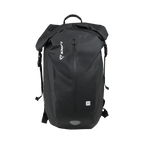 Difi DryCore nero, retro dello zaino moto con spallacci imbottiti e schienale