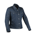 Difi Ellison Donna 102.278.555 giacca moto trucker in denim blu scuro, fronte