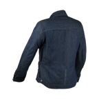 Giacca moto in denim da donna Difi Ellison blu scura, veduta posteriore