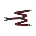 Bretelle da moto Difi Hendrik Bordeaux, quattro ganci e lunghezza 120 cm, vista d'insieme
