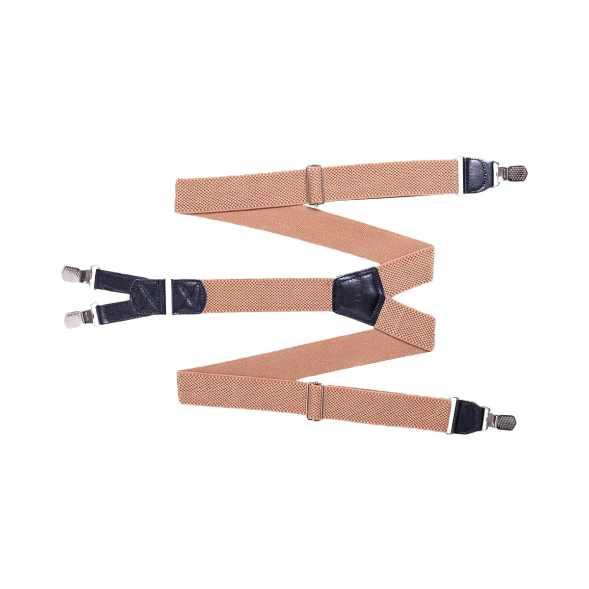 Bretelle da moto Difi Hendrik Crema, quattro ganci e lunghezza 120 cm, vista d'insieme