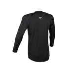 Difi intimo tecnico maglia nera manica lunga, vista posteriore