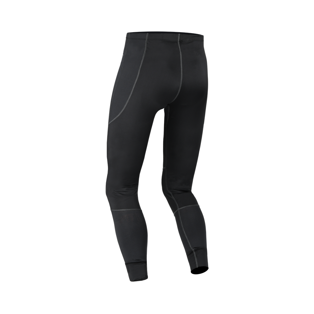 Difi intimo tecnico pantalone nero, vista posteriore con cuciture piatte