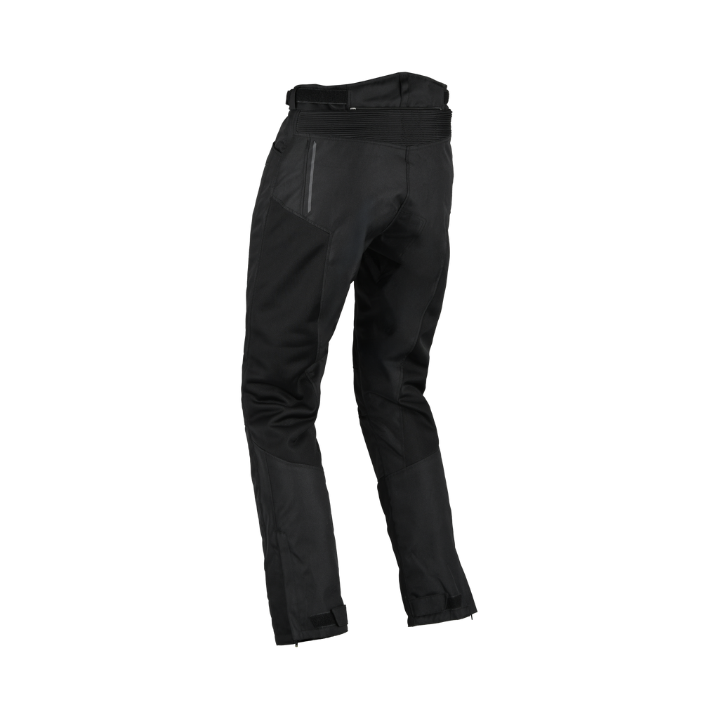 Pantaloni da moto donna Difi Ipanema 2 neri ventilati, veduta posteriore