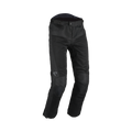 Pantaloni moto Difi Ipanema 2 neri in mesh estivo, vista frontale