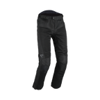 Pantaloni moto Difi Ipanema 2 neri in mesh estivo, vista frontale
