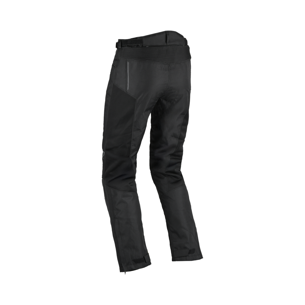 Retro dei pantaloni moto estivi Difi Ipanema 2 in mesh nero