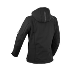 Giacca da moto donna Difi Jayden Aerotex nera impermeabile, veduta posteriore