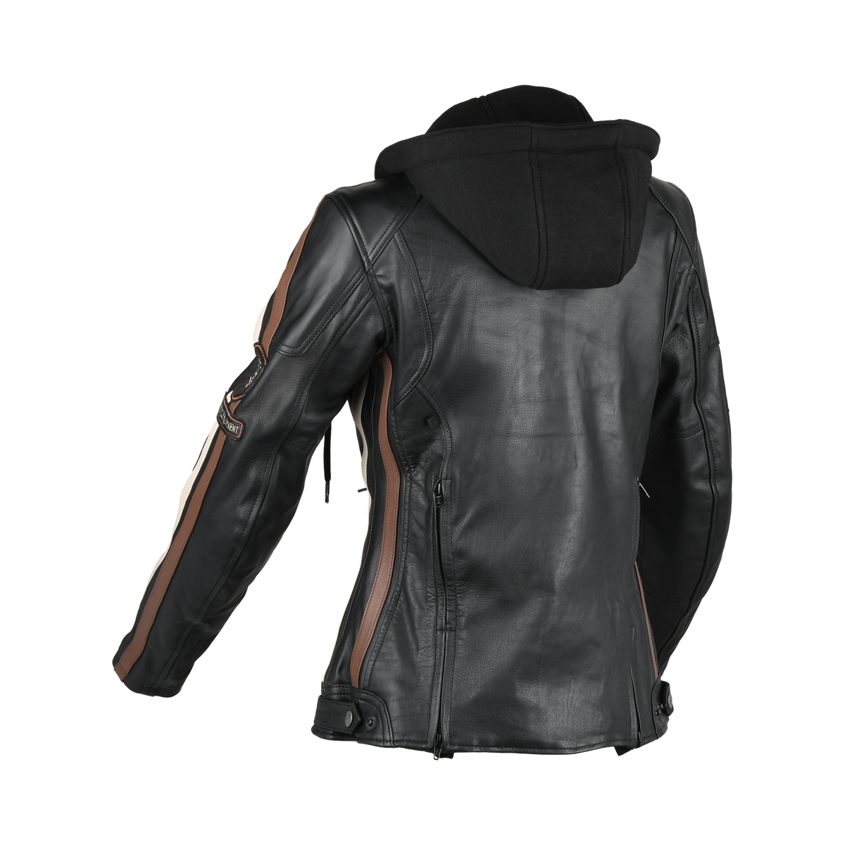Difi Jolene 3 donna, retro nero con bande decorative sulle maniche