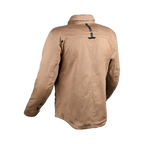 Difi Kingston marrone chiaro, vista posteriore della camicia moto