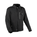 Camicia moto Difi Kingston nera a manica lunga, vista frontale