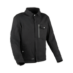 Camicia moto Difi Kingston nera a manica lunga, vista frontale