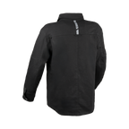 Retro della camicia moto Difi Kingston nera con taglio dritto