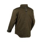 Retro della camicia moto estiva Difi Kingston in verde oliva