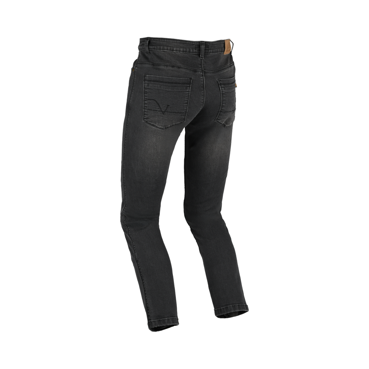 Difi Samba grigio scuro, retro dei jeans moto con protezioni