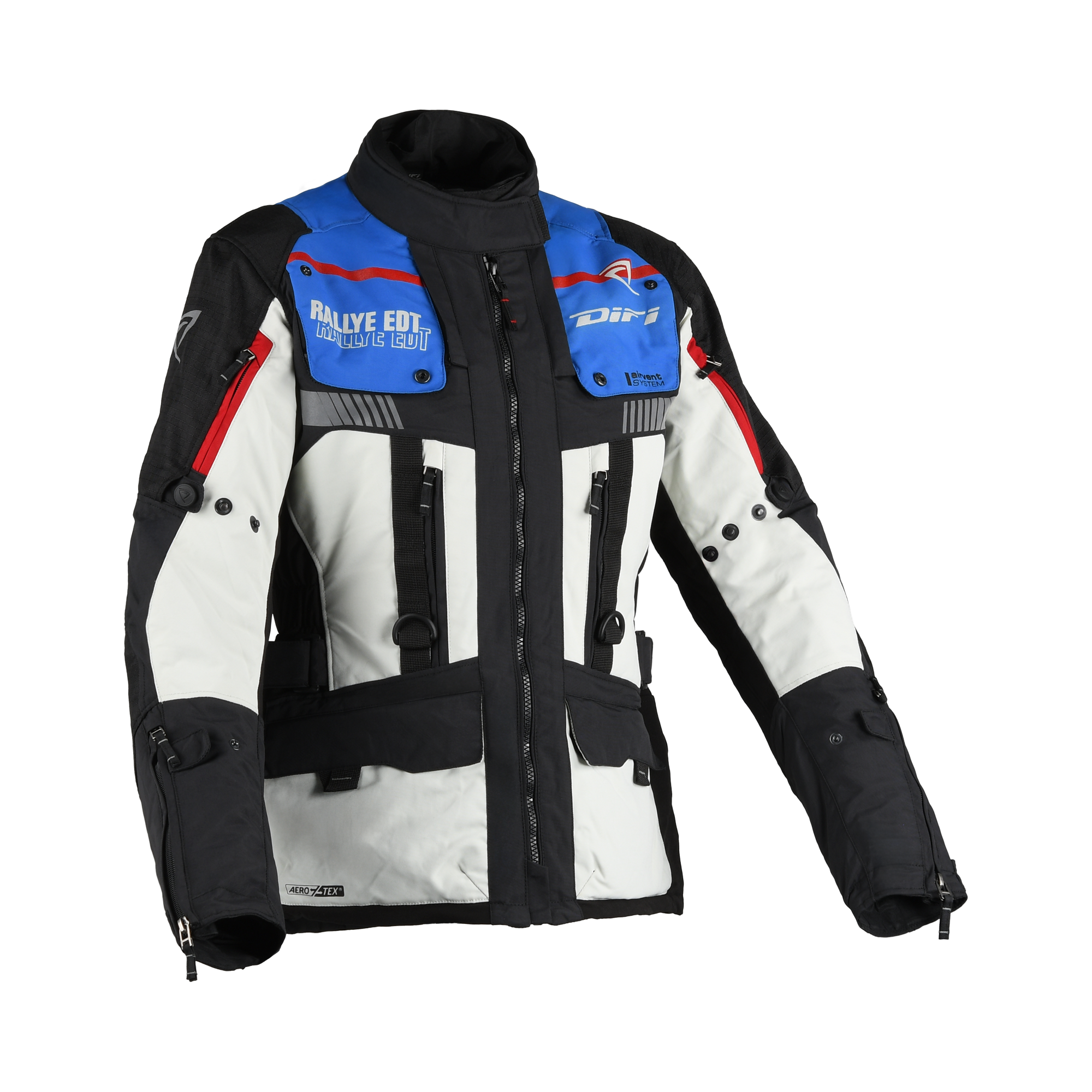 Difi Sierra Nevada 4 Aerotex Donna 102.263.185 giacca moto grigia e blu, vista frontale