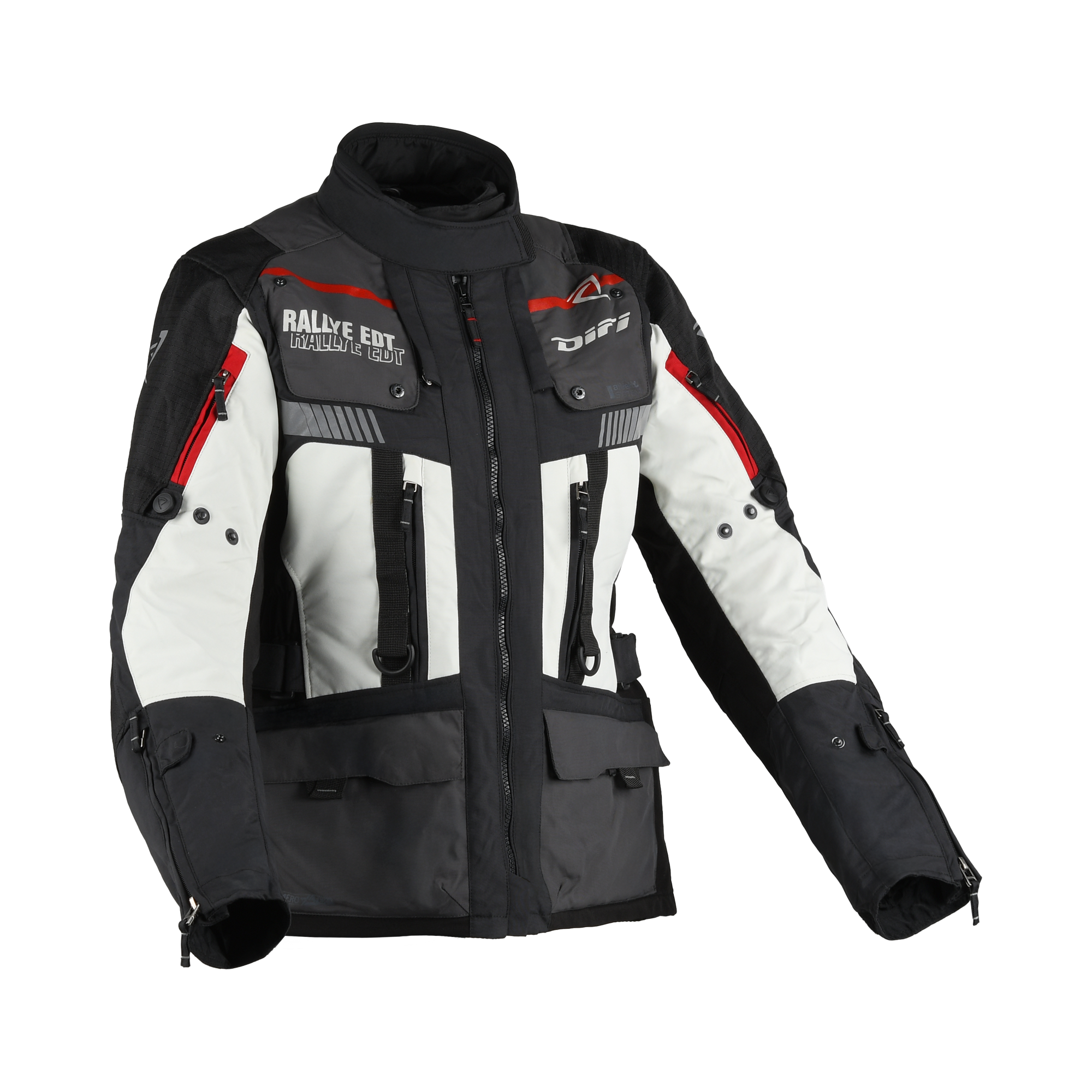 Difi Sierra Nevada 4 Aerotex Donna 102.263.813 giacca moto grigia e nera, fronte