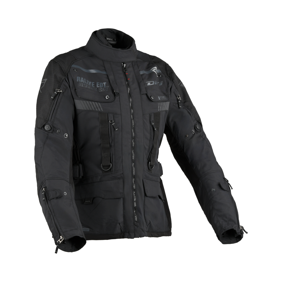 Difi Sierra Nevada 4 Aerotex Donna 102.263.101 giacca moto impermeabile nera, fronte