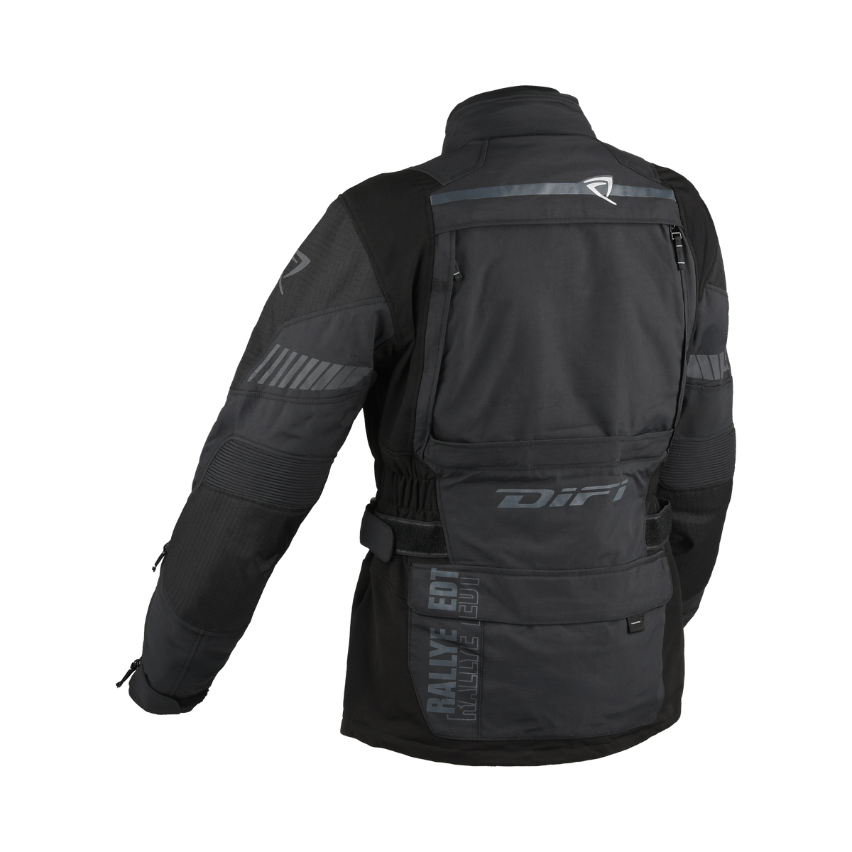 Giacca da turismo donna Difi Sierra Nevada 4 Aerotex nera, veduta posteriore