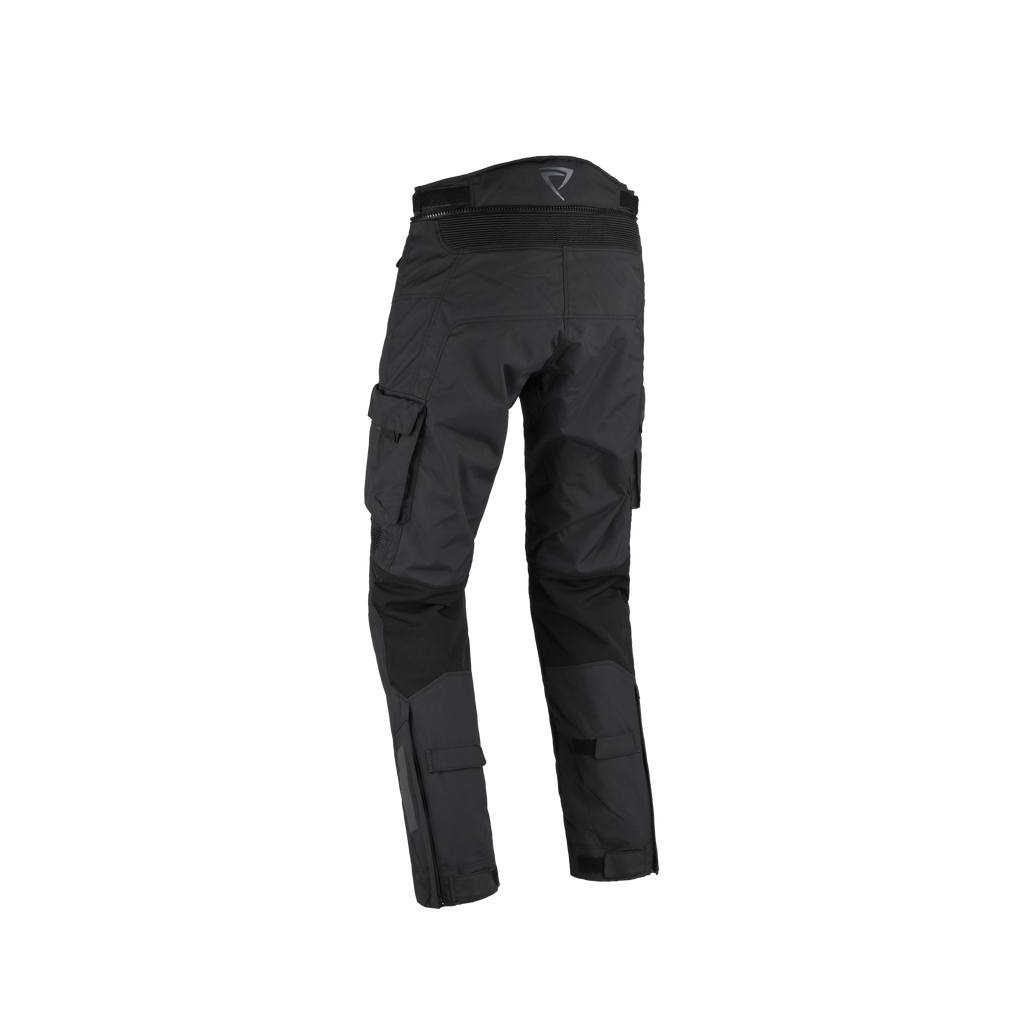 Pantaloni moto donna Difi Sierra Nevada 4 Aerotex neri, vista di tre quarti