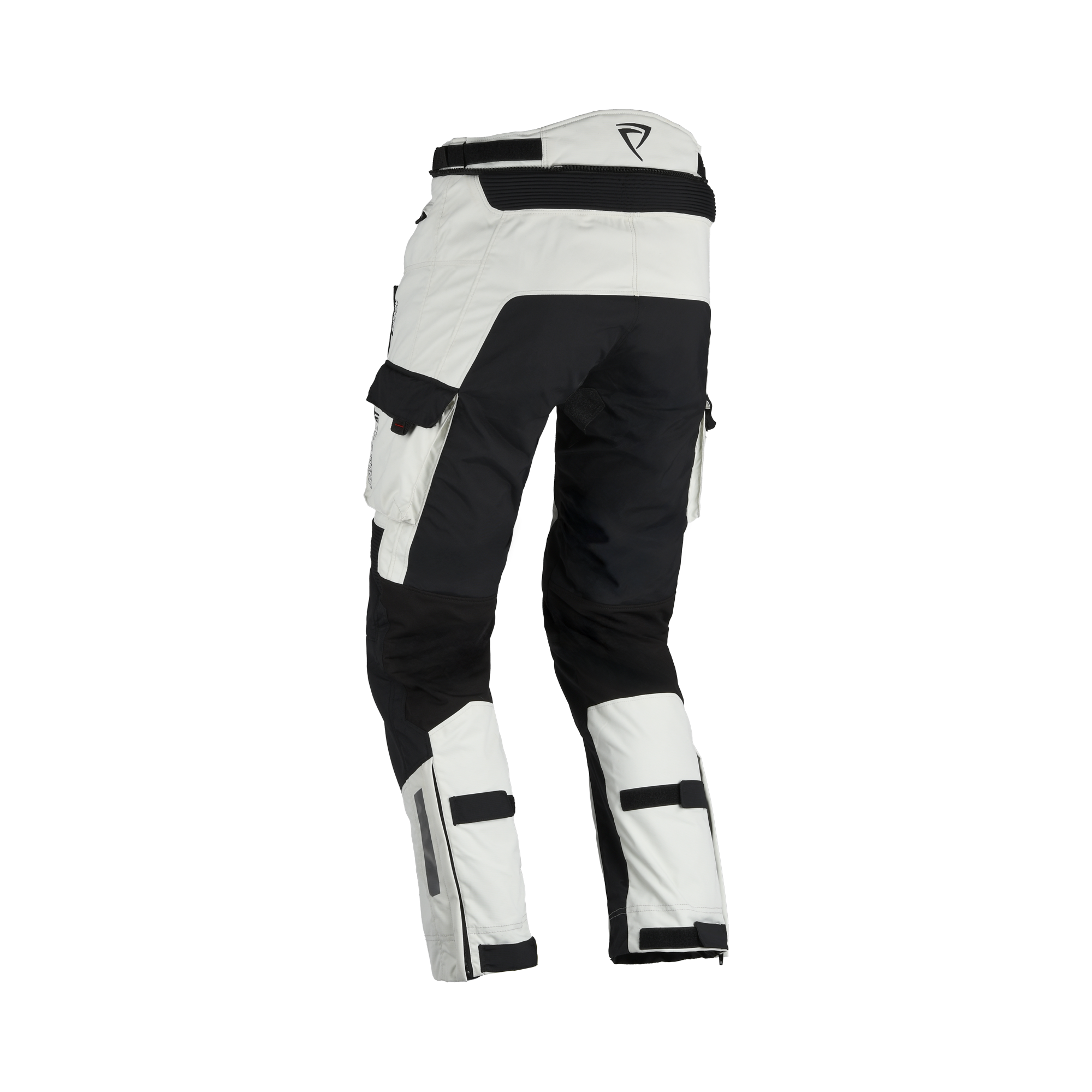 Pantaloni moto Difi Sierra Nevada 4 Aerotex grigi e neri, vista da dietro