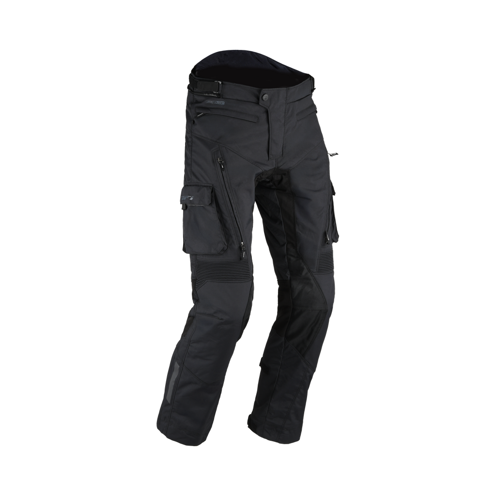Difi Sierra Nevada 4 Aerotex 102.681.101 pantaloni moto touring neri, vista frontale