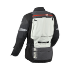 Retro della giacca Difi Sierra Nevada 4 grigio e nero con inserti chiari