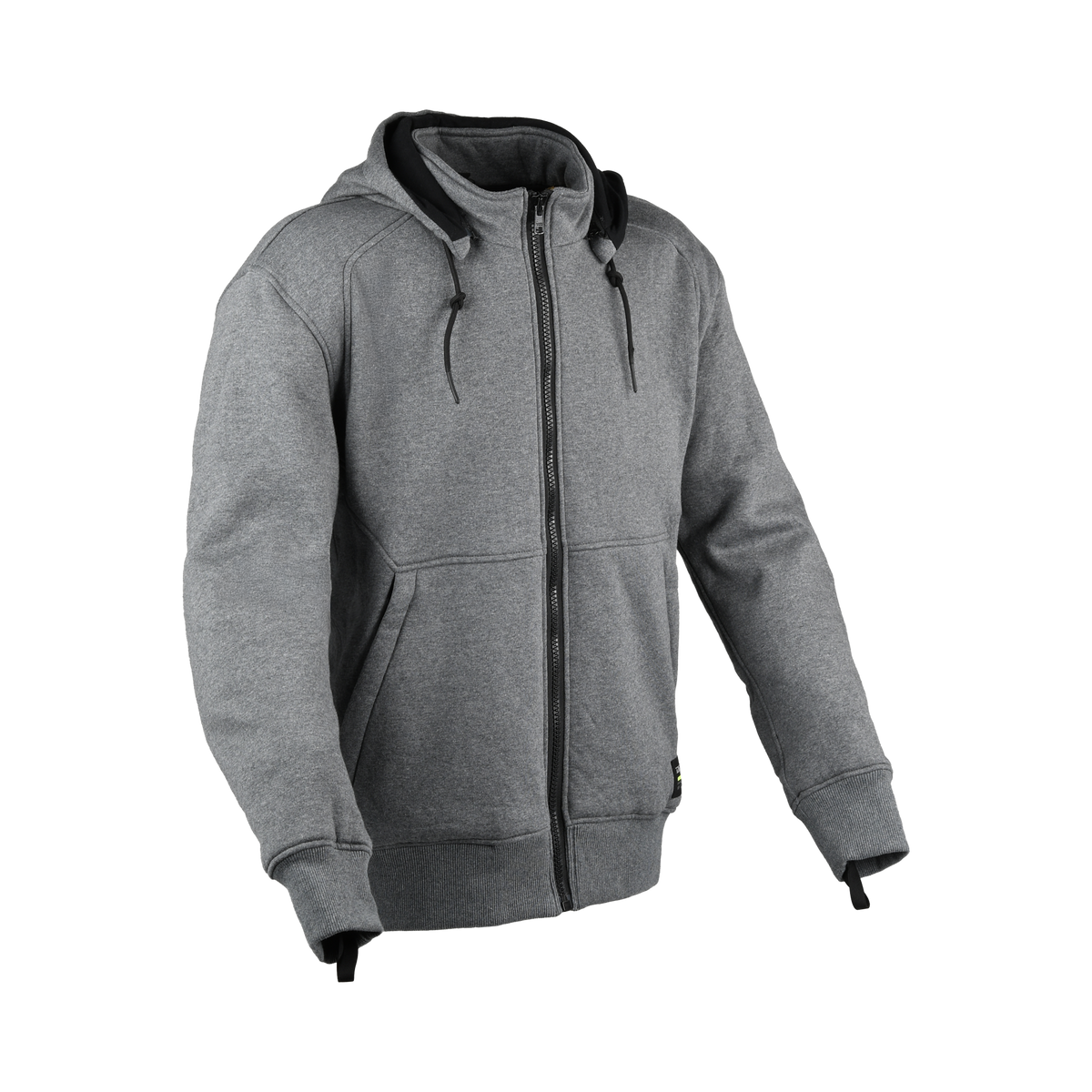 Difi Soho Donna 102.273.808 felpa moto con cappuccio grigio scuro, fronte