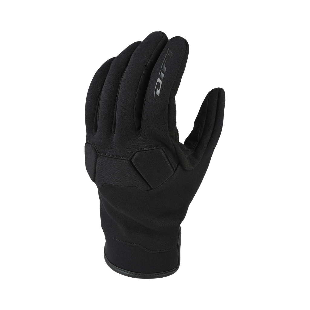 Guanto moto Difi Switch Kid nero per bambino, dorso con chiusura al polso